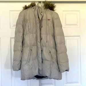Hollister rain coat
